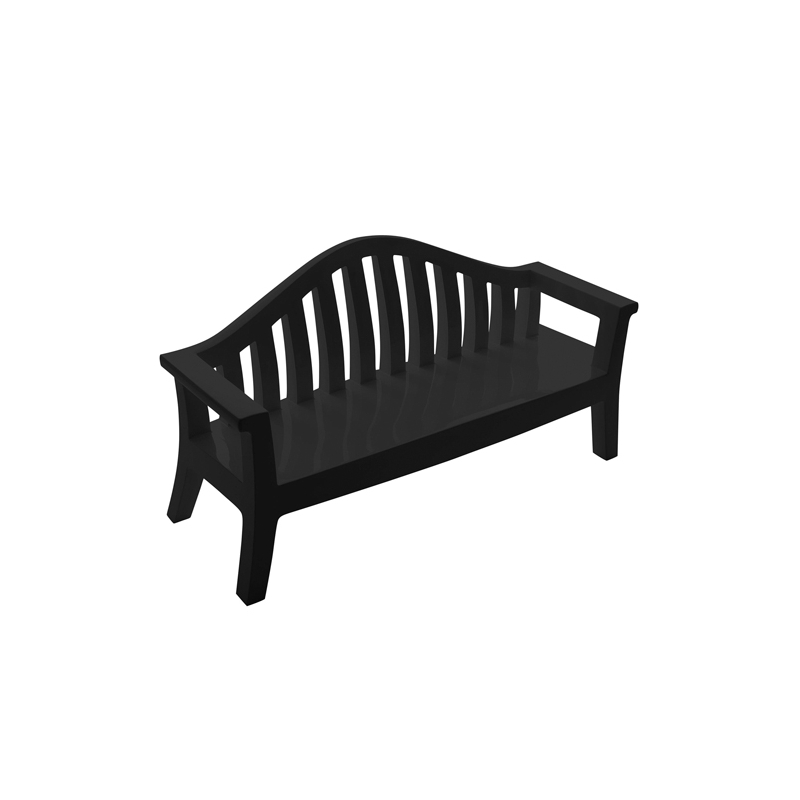 Giulietta Outdoor Bench by Serralunga Furniture Benches